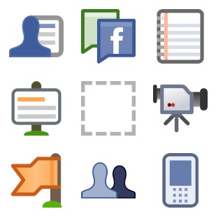 Facebook icon sets preview