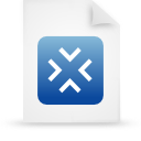 paper, document, blue, file icon