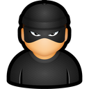 user, criminal, thief, bad, cybercriminal icon