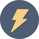 electricity, bolt icon