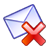 message, mail, envelop, delete, email, remove, letter, del icon