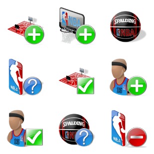NBA icon sets preview