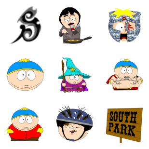 South Park icon sets preview