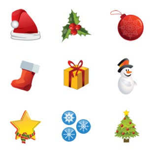 Free High Quality Christmas Icons icon sets preview