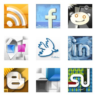 Picasso Social Media icon sets preview