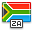 south, africa, flag icon