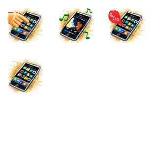 iPhone Sketch icon sets preview