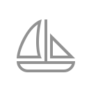 sailing, boat icon