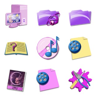 Pretty Gurrl Part 1 icon sets preview