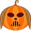halloween, scary, monster, jack-o-lantern, spooky, vader, pumpkin icon