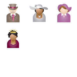 People With Hat icon sets preview