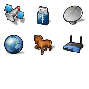 Networking Stroke icon sets preview