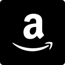 amazon, social, square, media icon