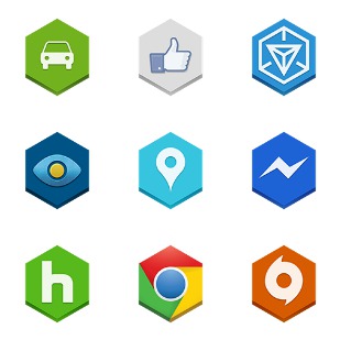 Hex ICO icon sets preview