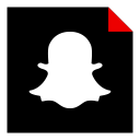 snapchat, logo, social, media, brand icon