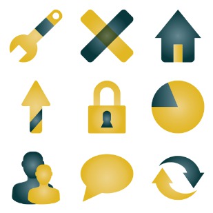 Simple Shots icon sets preview
