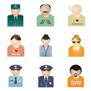 DaPino People icon sets preview