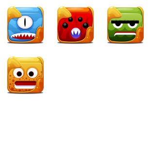 Block Creatures icon sets preview