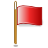 flag, red icon