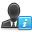Business, Info, Man, User icon
