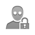 user, open, lock, awake icon