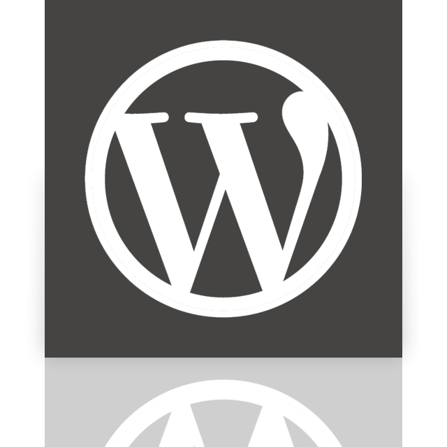 wordpress, mirror icon
