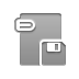 diskette, attachment icon