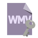 key, wmv, format, file icon