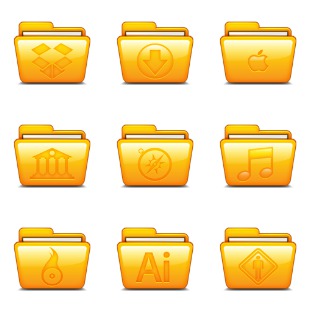 Mac Folders icon sets preview