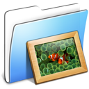aqua,smooth,folder icon