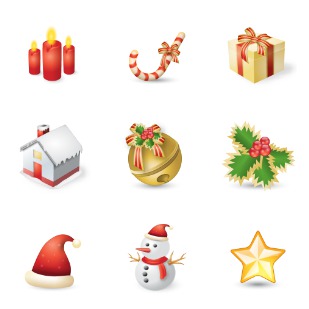 Xmas Festival icon sets preview