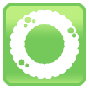 wreath, smartphone, mobile phone, cell phone, iphone icon