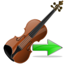 Next, Violin icon
