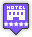 hotel,star,building icon