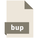format, file, bup icon