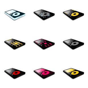 iPod Video icon sets preview