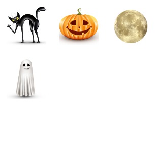 Lovely Halloween icon sets preview