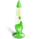 lamp, green icon