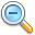 magnifier zoom out icon