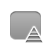 rectangle, pyramid, rounded icon
