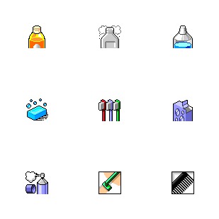 Squeaky Clean icon sets preview