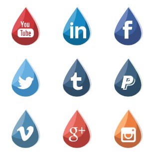 Social Media Pic 2 icon sets preview