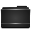 Folder black icon
