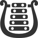 bell, lyre icon