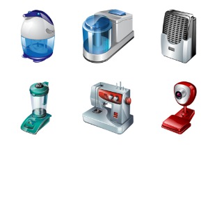 Real Vista Electrical Appliances icon sets preview