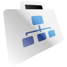 network, folder icon