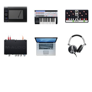 Gadgets icon sets preview