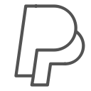 brand, letter, paypal, p icon