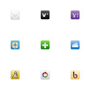 Social Networking icon sets preview
