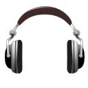 Audio, Emblem, Headphones, Music, Sound icon